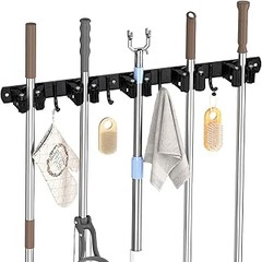 Alternativas efectivas a los soportes de pared para escobas y mopas