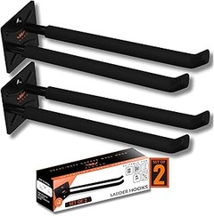 Comparativa de materiales en soportes de pared para herramientas largas