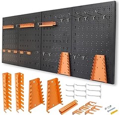 Cómo instalar paneles perforados de plástico en tu garaje