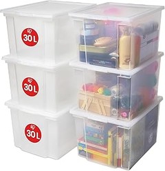 Pros y contras de usar cajas de almacenaje transparentes en el garaje