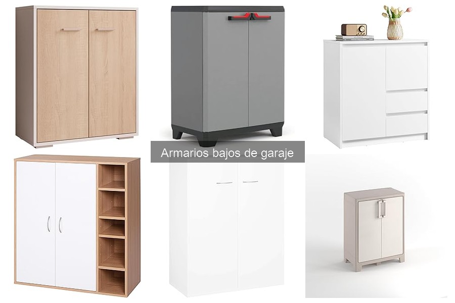 Accesorios Esenciales para Armarios Bajos de Garaje