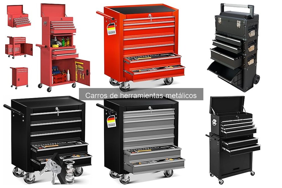 Accesorios imprescindibles para carros de herramientas metálicos