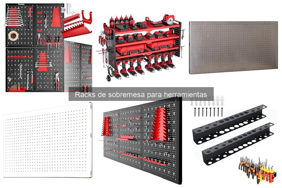 Accesorios imprescindibles para racks de sobremesa de herramientas