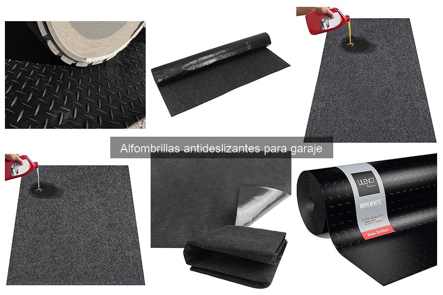 Alfombrillas antideslizantes para garaje: características y funciones