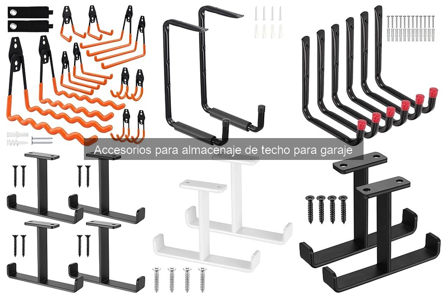 Alternativas a accesorios de almacenaje de techo en garaje