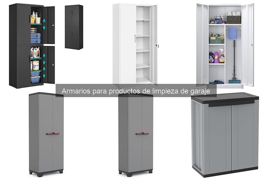 Alternativas a armarios de limpieza para el garaje