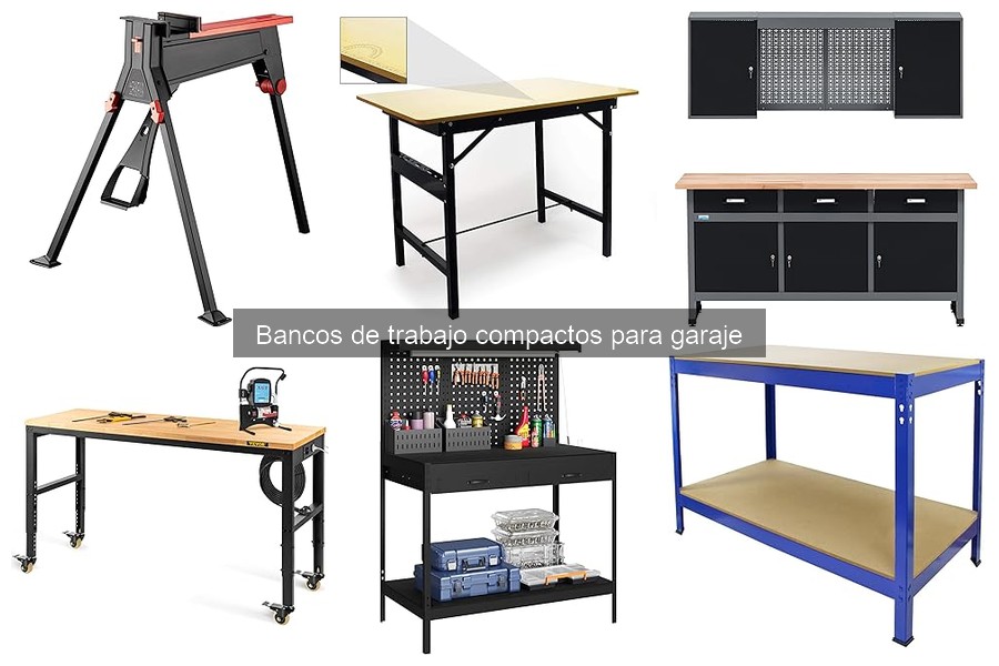 Alternativas a bancos de trabajo compactos para garaje