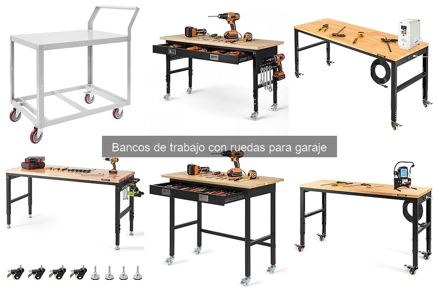 Alternativas a Bancos de Trabajo con Ruedas en el Garaje