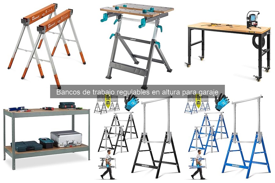 Alternativas a bancos de trabajo regulables para garaje