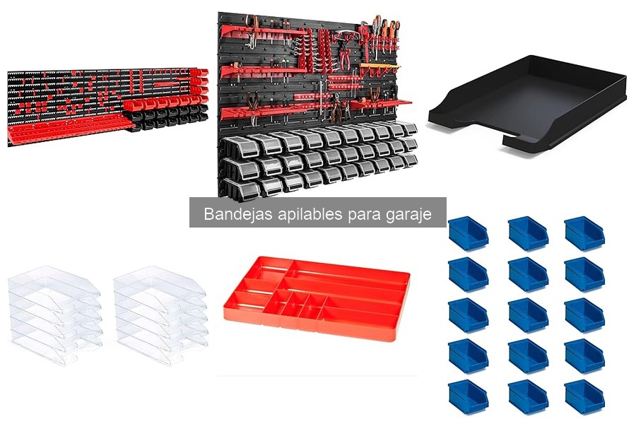 Alternativas a bandejas apilables para garaje: organiza mejor