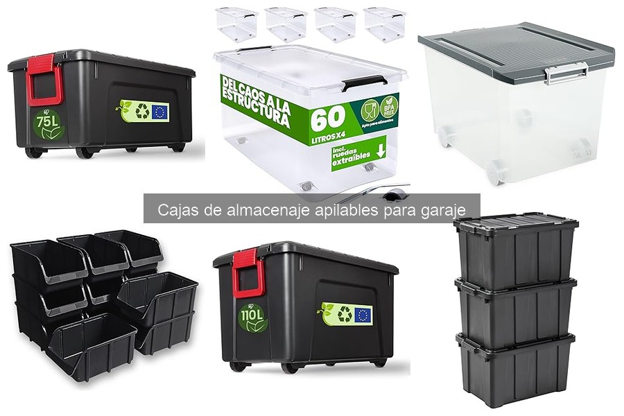 Alternativas a cajas apilables para garaje: ¿qué usar?