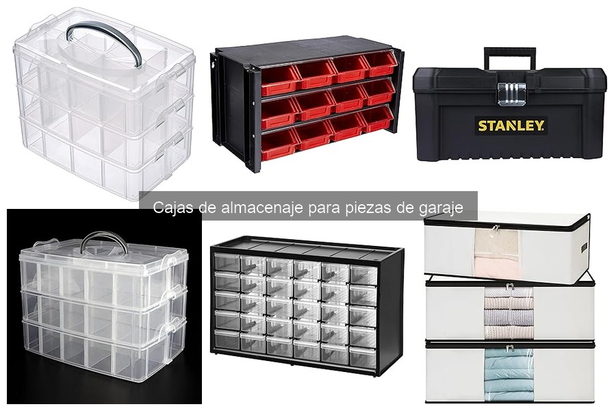 Alternativas a cajas de almacenaje para piezas de garaje