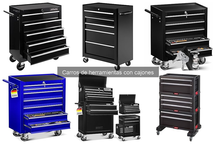 Alternativas a carros de herramientas con cajones para tu garaje