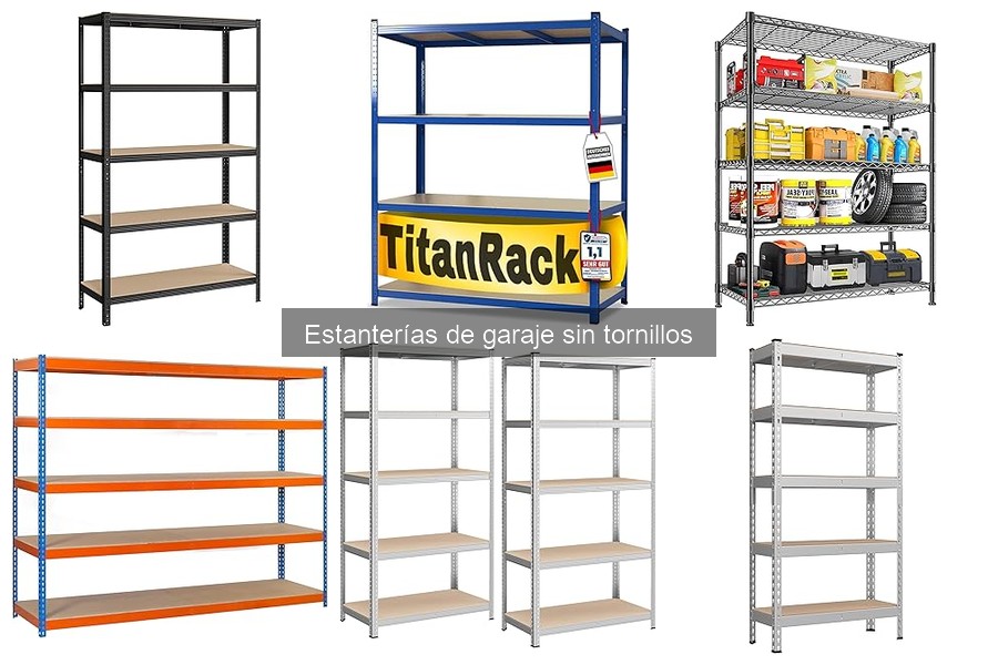 Alternativas a Estanterías de Garaje Sin Tornillos