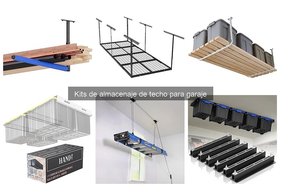 Alternativas a kits de almacenaje de techo para garaje