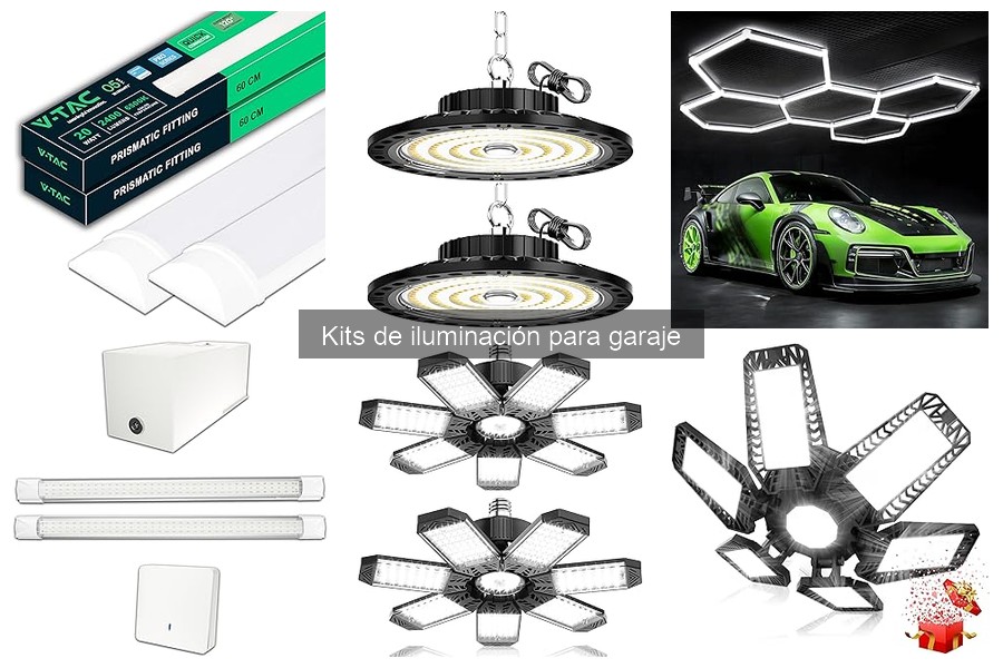 Alternativas a kits de iluminación para garaje
