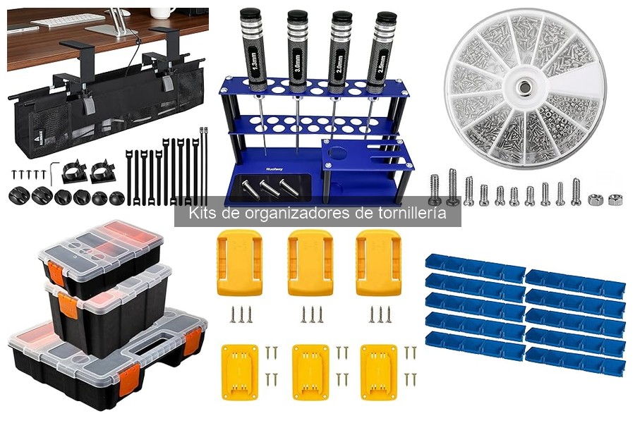 Alternativas a Kits de Organizadores de Tornillería