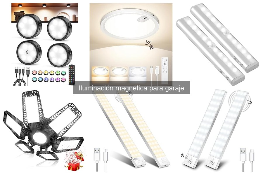 Alternativas a la iluminación magnética para garaje