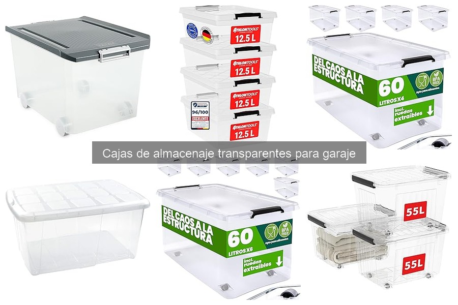 Alternativas a las cajas transparentes para garaje