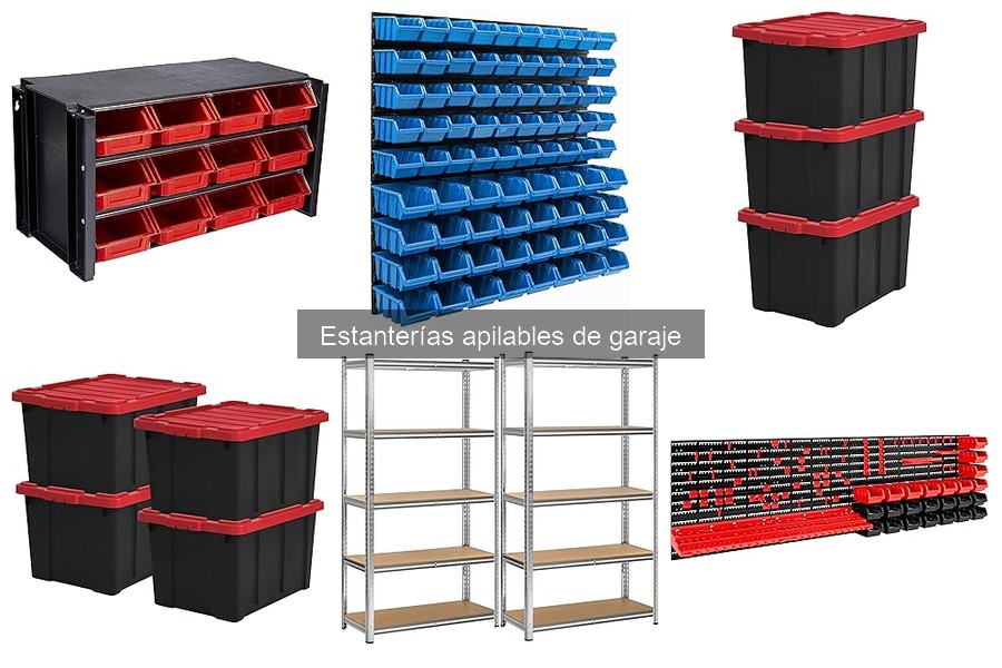 Alternativas a las estanterías apilables para el garaje