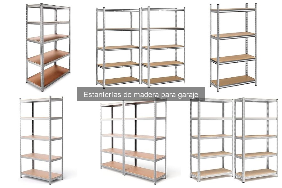Alternativas a las estanterías de madera en el garaje
