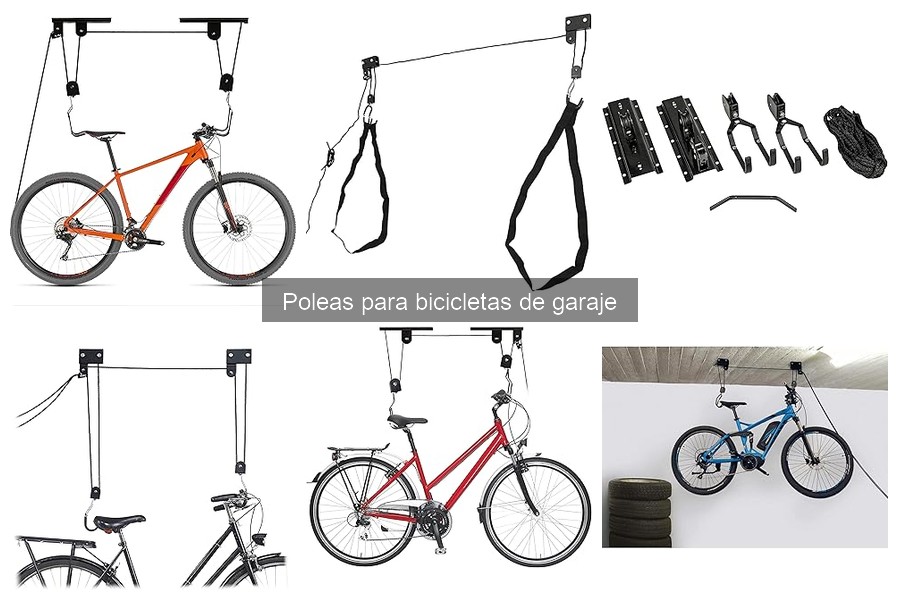 ** Alternativas a las poleas para almacenar bicicletas en garaje