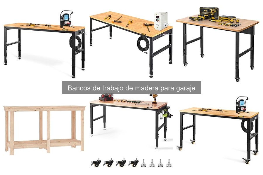 Alternativas a los bancos de trabajo de madera en el garaje