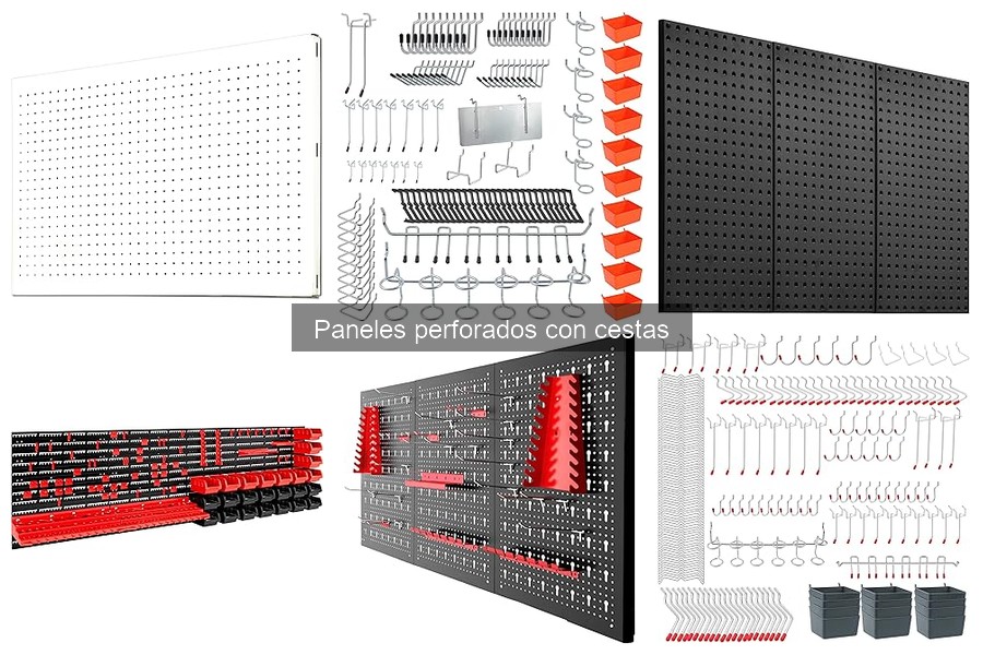 Alternativas a los paneles perforados con cestas en el garaje