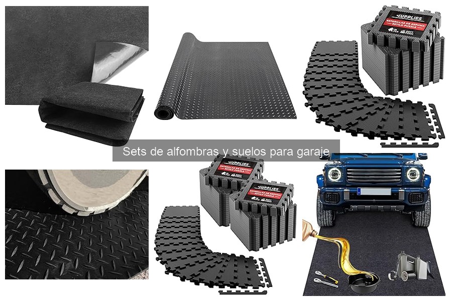 Alternativas a los sets de alfombras y suelos para garaje