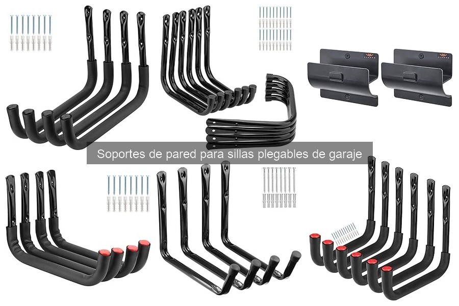 Alternativas a los soportes de pared para sillas plegables