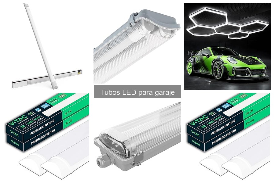 Alternativas a los tubos LED para iluminar tu garaje