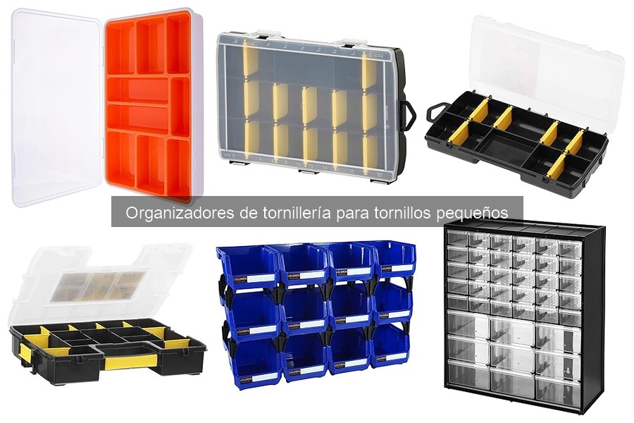 Alternativas a organizadores de tornillería para tornillos pequeños
