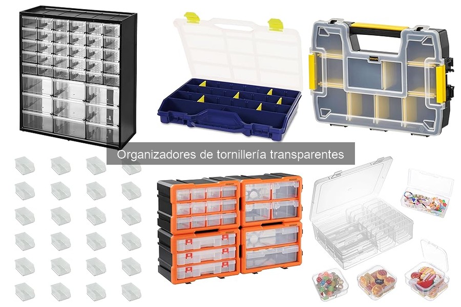 Alternativas a organizadores de tornillería transparentes