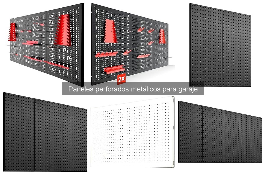 Alternativas a paneles perforados metálicos en garajes