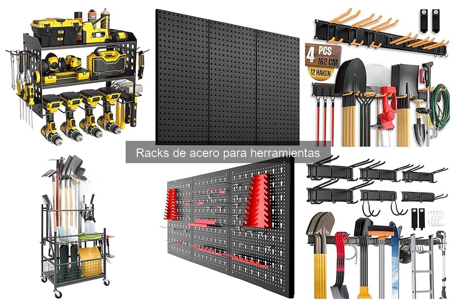 Alternativas a racks de acero para almacenamiento de herramientas