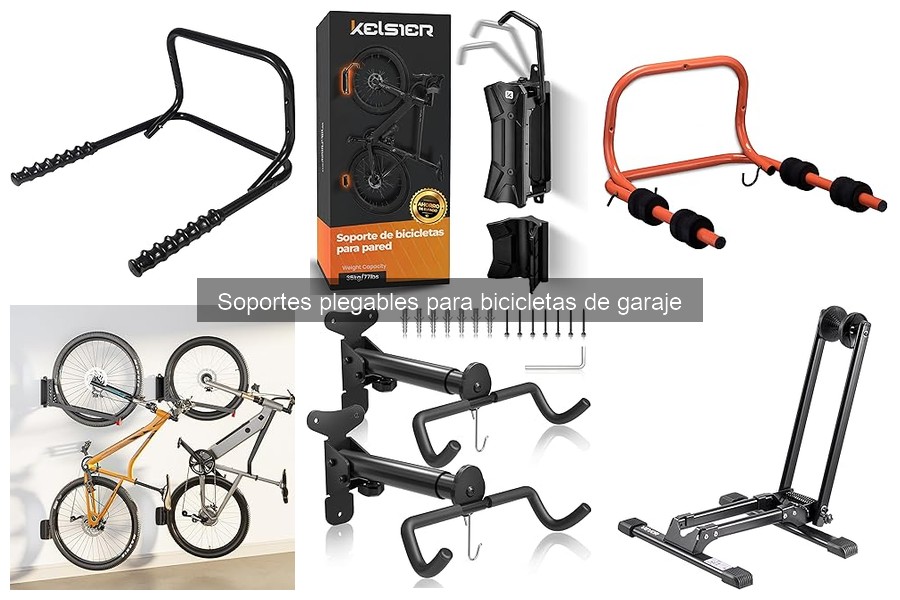 Alternativas a soportes plegables para bicicletas en garaje