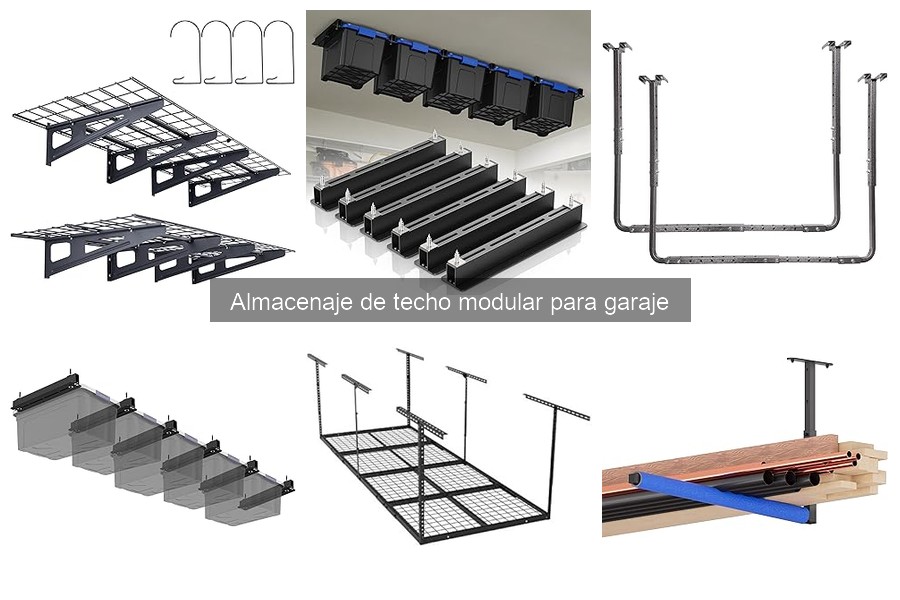 Alternativas al almacenaje de techo modular para garajes