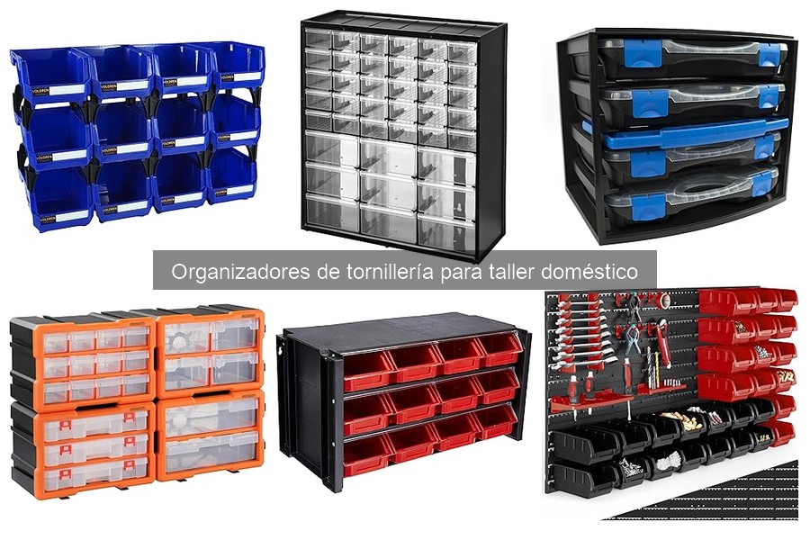 Alternativas creativas a organizadores de tornillería