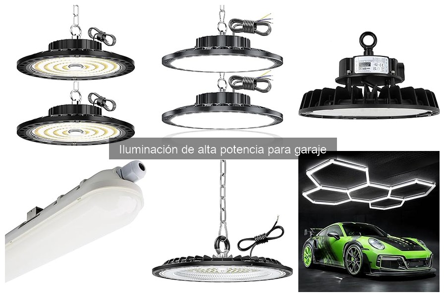 Alternativas económicas a la iluminación de alta potencia para garaje