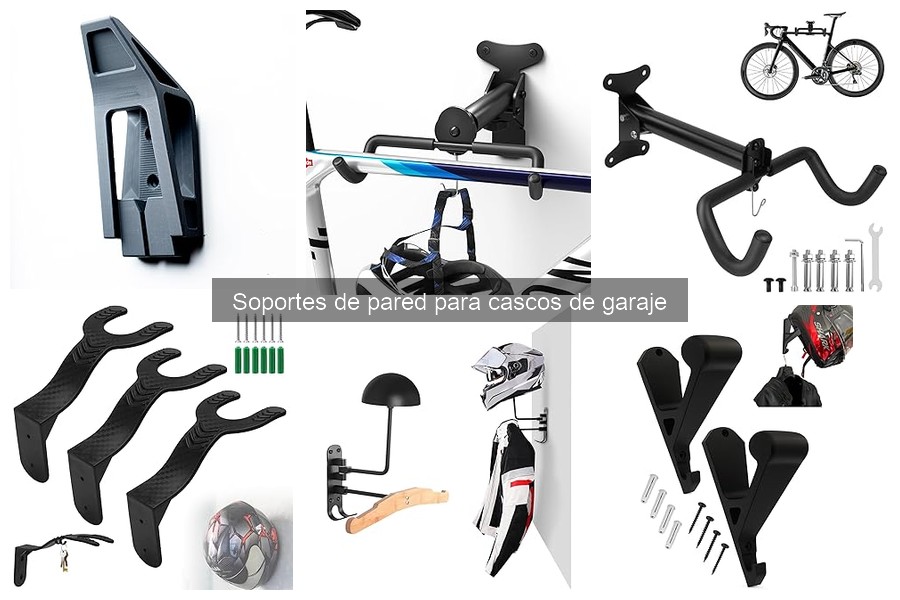 Beneficios de los soportes de pared para cascos en garajes