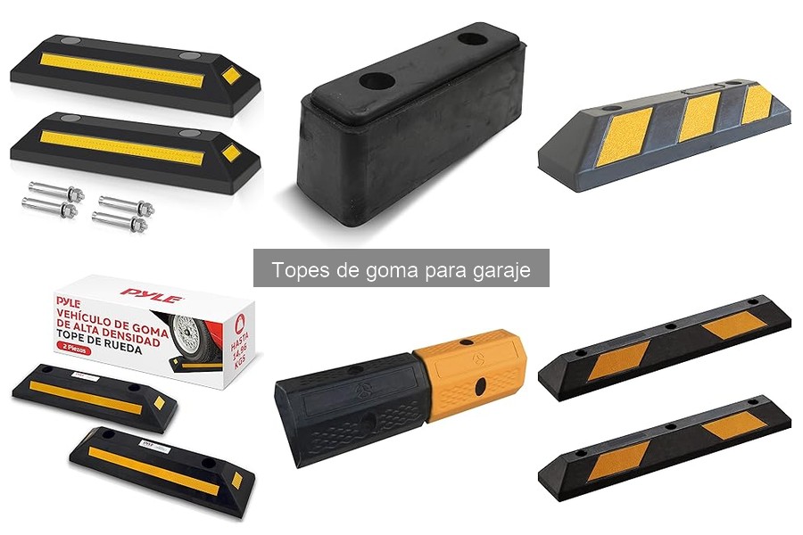 Beneficios de los topes de goma en el garaje: seguridad y organización
