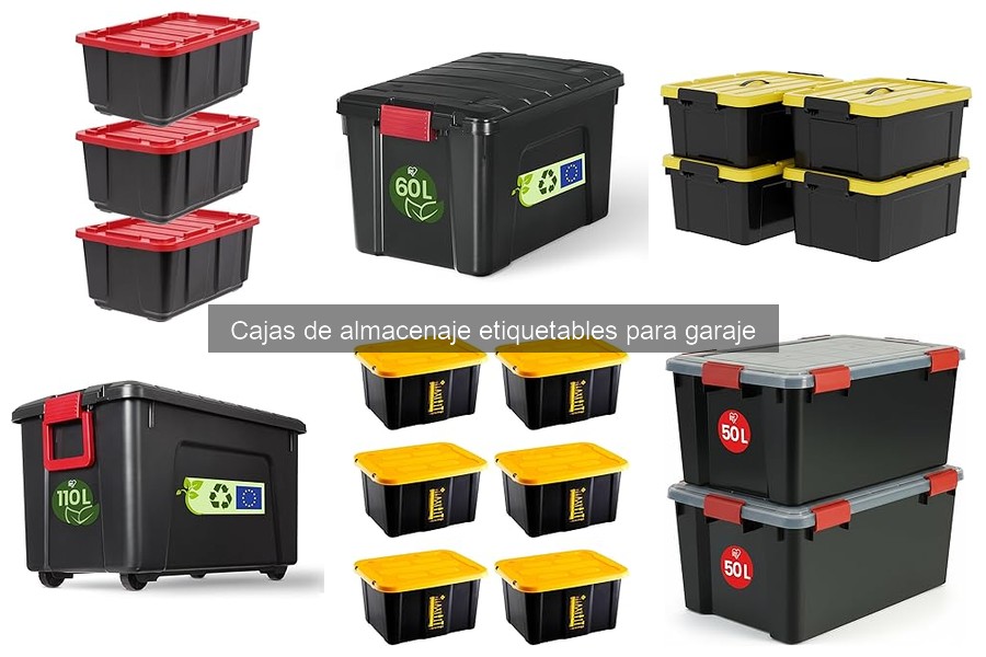 Cajas de almacenaje etiquetables para garaje: ¿Qué son?