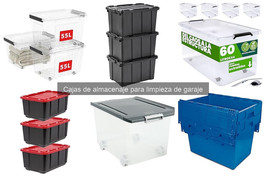 Cajas de Almacenaje para Limpieza de Garaje: ¿Qué Son?