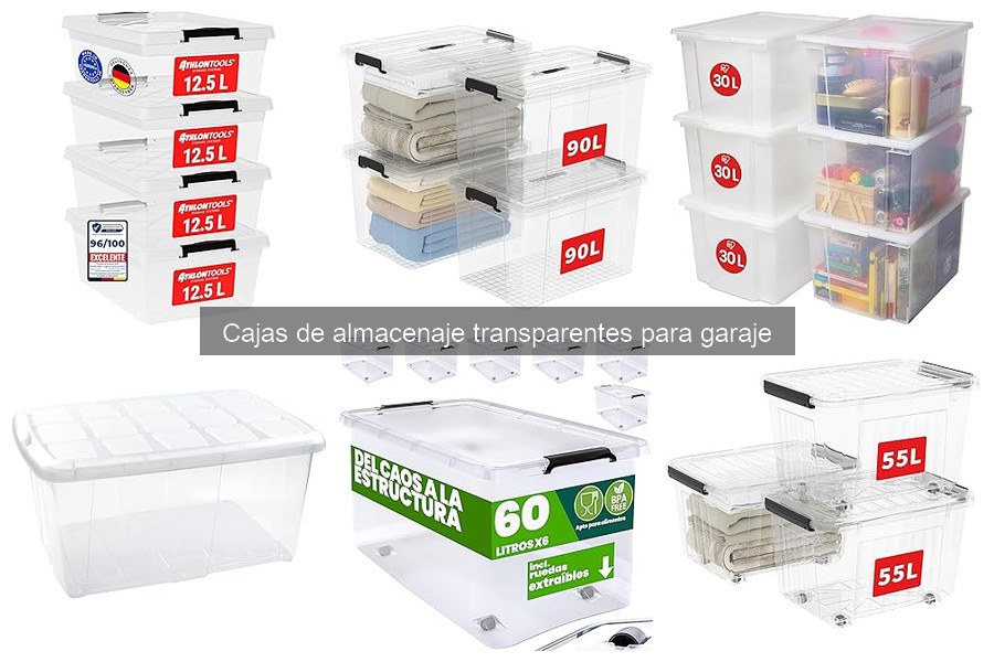 Cajas de almacenaje transparentes: ¿Son seguras para herramientas?