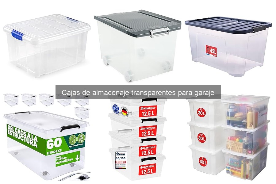 Cajas transparentes vs. opacas para garaje: ¿cuál elegir?
