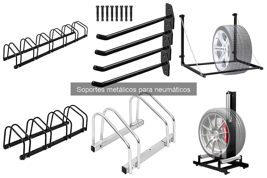 Capacidad de carga ideal para soportes metálicos de neumáticos
