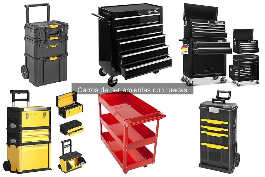Carros de herramientas con ruedas: ¿son ideales para el hogar?