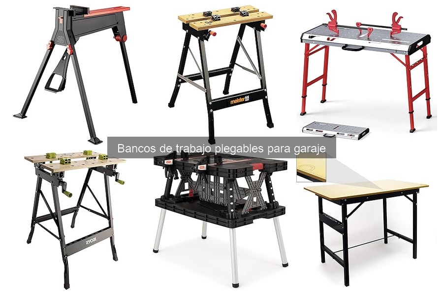 Clasificación de bancos de trabajo plegables por material