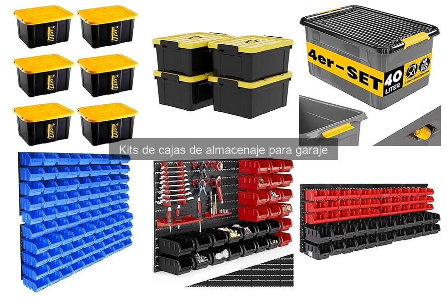 Cómo elegir el kit de cajas de almacenaje para tu garaje