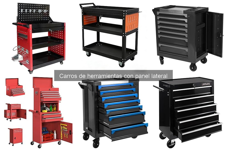 Cómo elegir el mejor carro de herramientas con panel lateral
